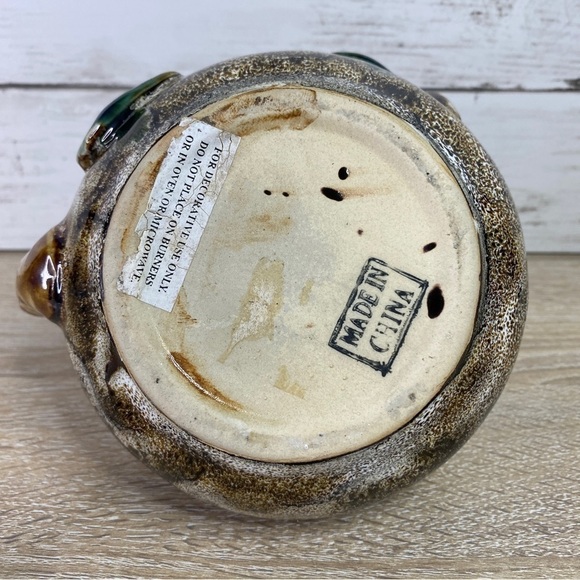 Handmade Hand Painted Ceramic Floral Forest Tree Branch Decorative Teapot - Picture 14 of 16